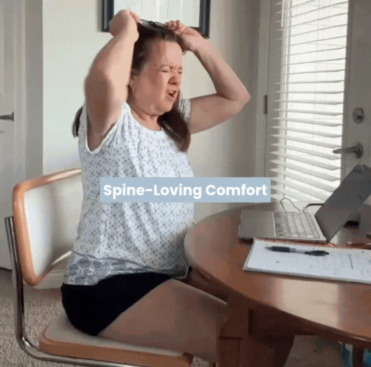 Sit for hours without pain, pressure, or